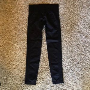 Black workout leggings